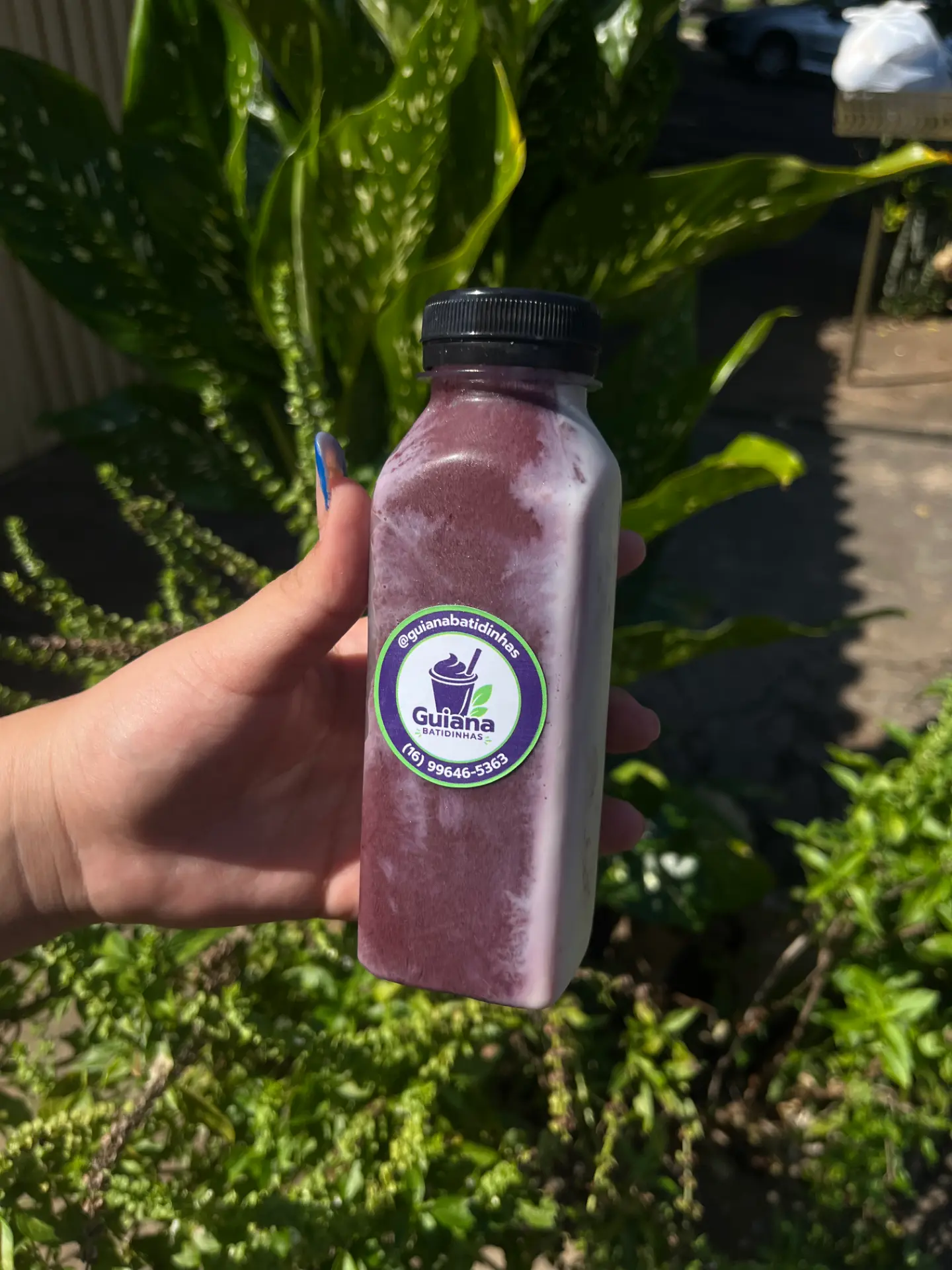 Batidinha de açaí sabor Açaí com Leite Condensado